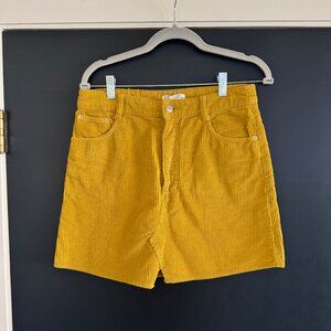 Zara Corduroy Mini Skirt Size M